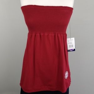 Strapless Univ. of AL Top w/Embroidered Logo | L